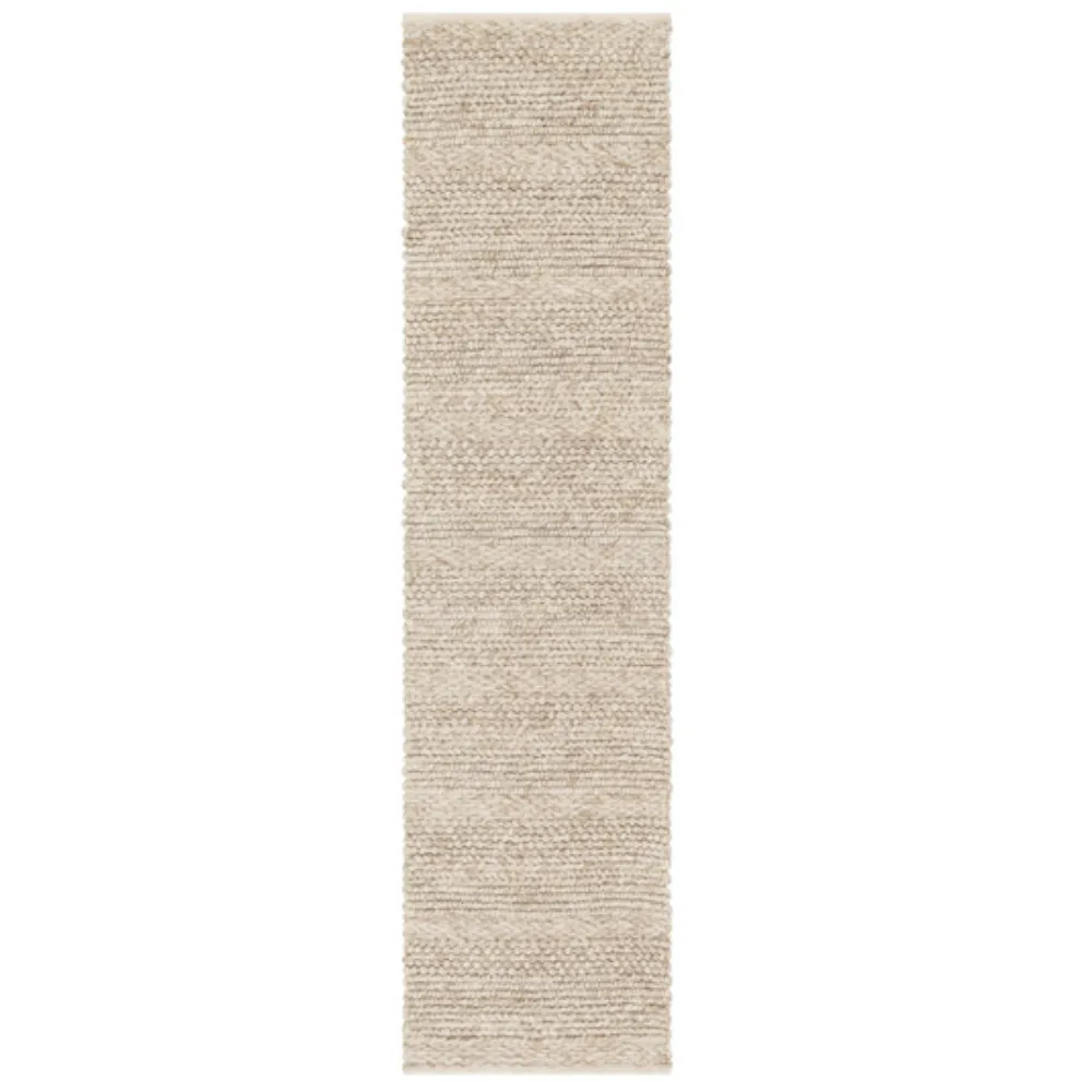 Jay 3'x12' Solid Rug - Khaki, Wool