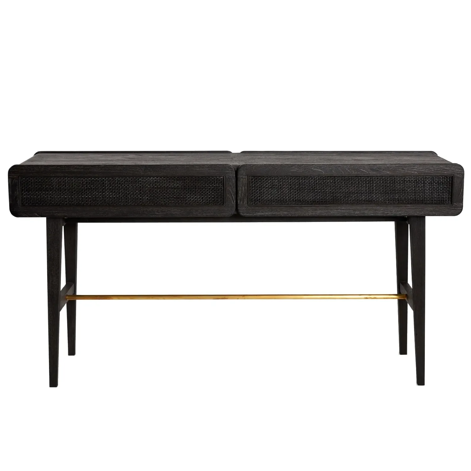Jay Console Table - Black, Teak image