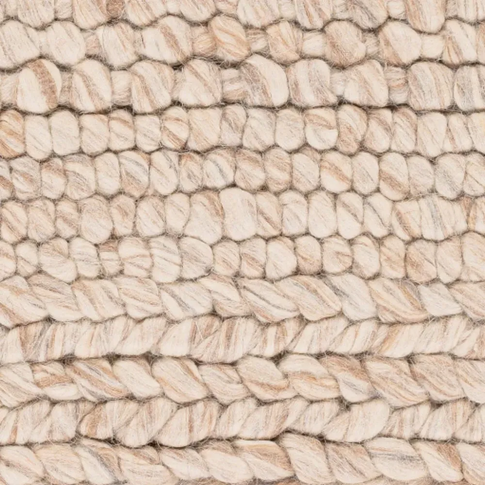 Jay Solid Rug - Khaki, Wool