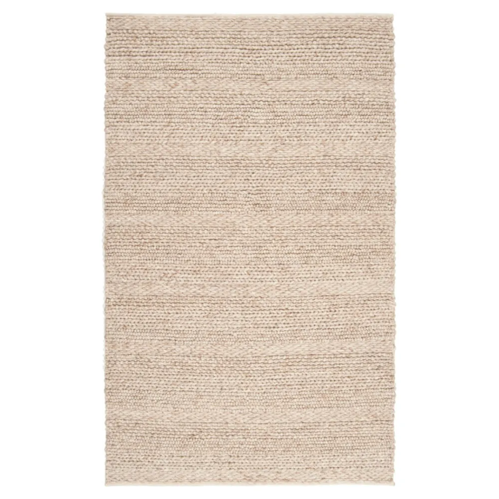 Jay Solid Rug - Khaki, Wool