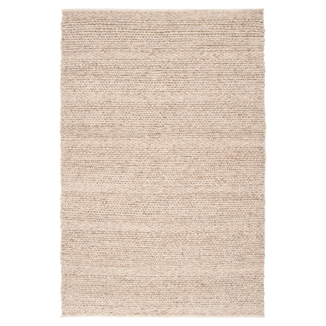 Jay Solid Rug - Khaki, Wool