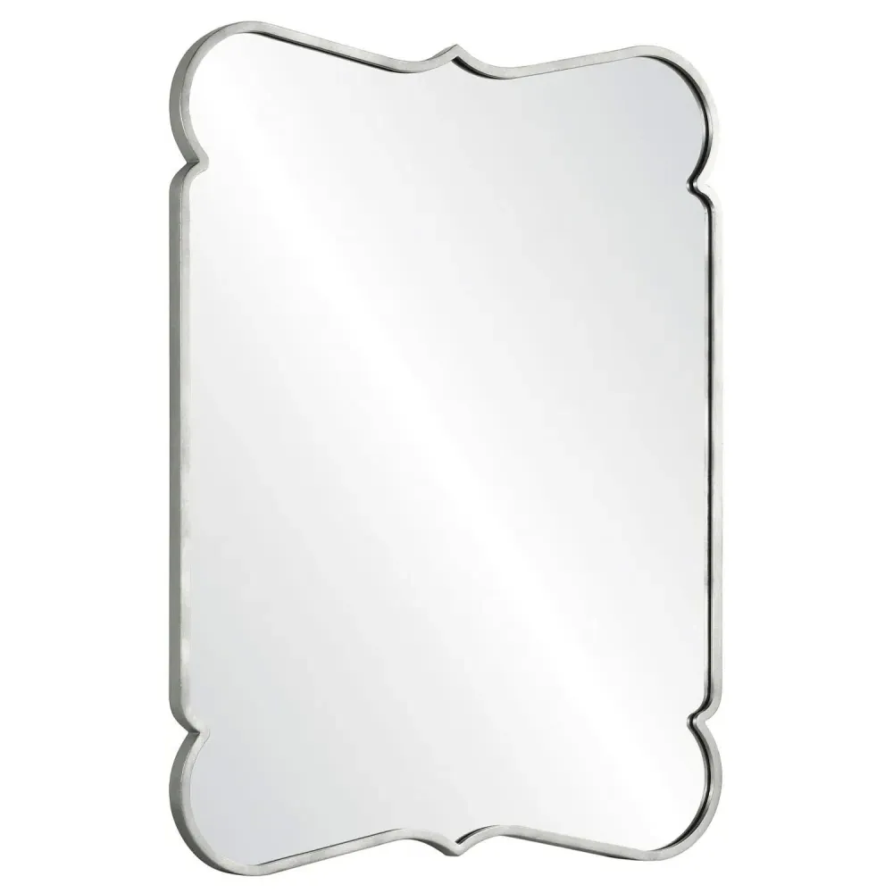 Jean Novelty Wall Mirror - Silver, Iron