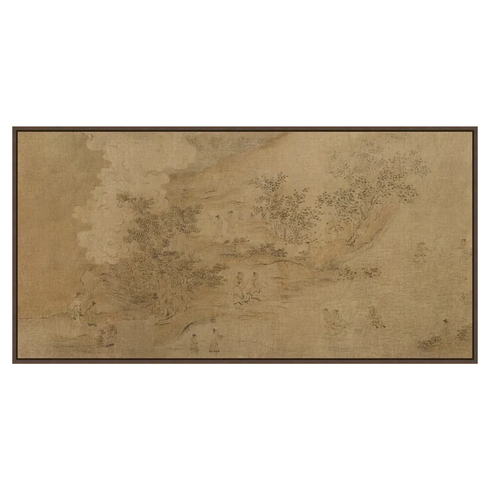 Jeanne Nature Bronze Frame Painting - Brown image