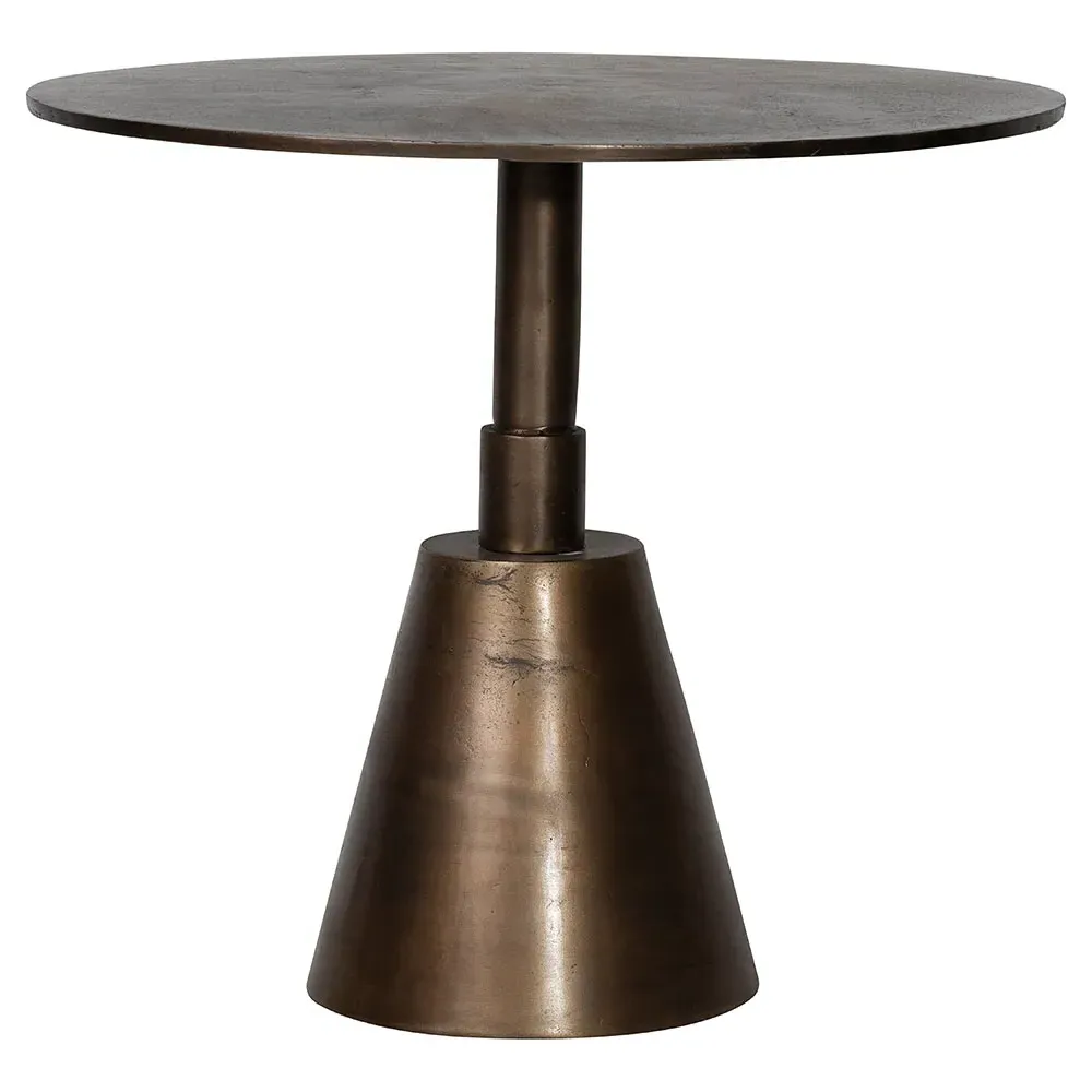 Jeffrey Round Bistro Table - Brown, Aluminum image