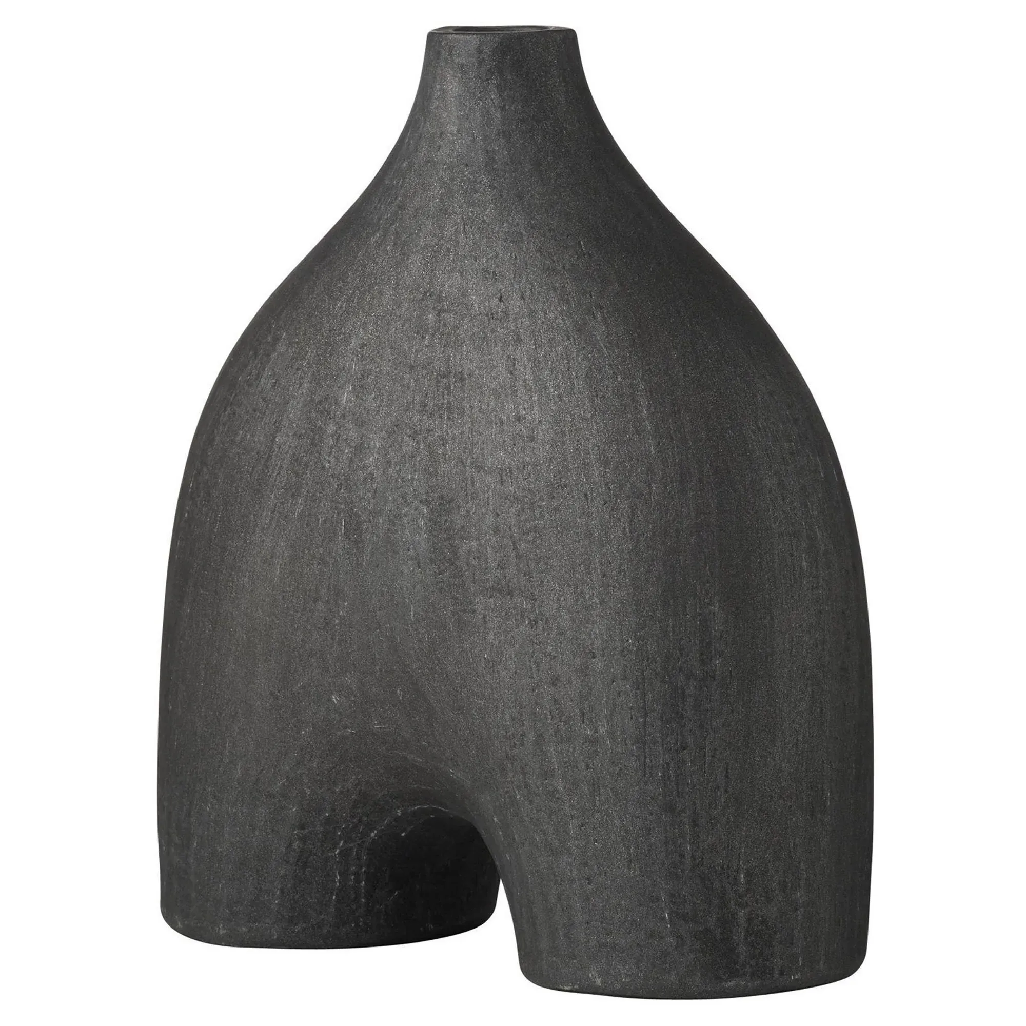 Jeffrey Terracotta Sculpture - Matte Charcoal