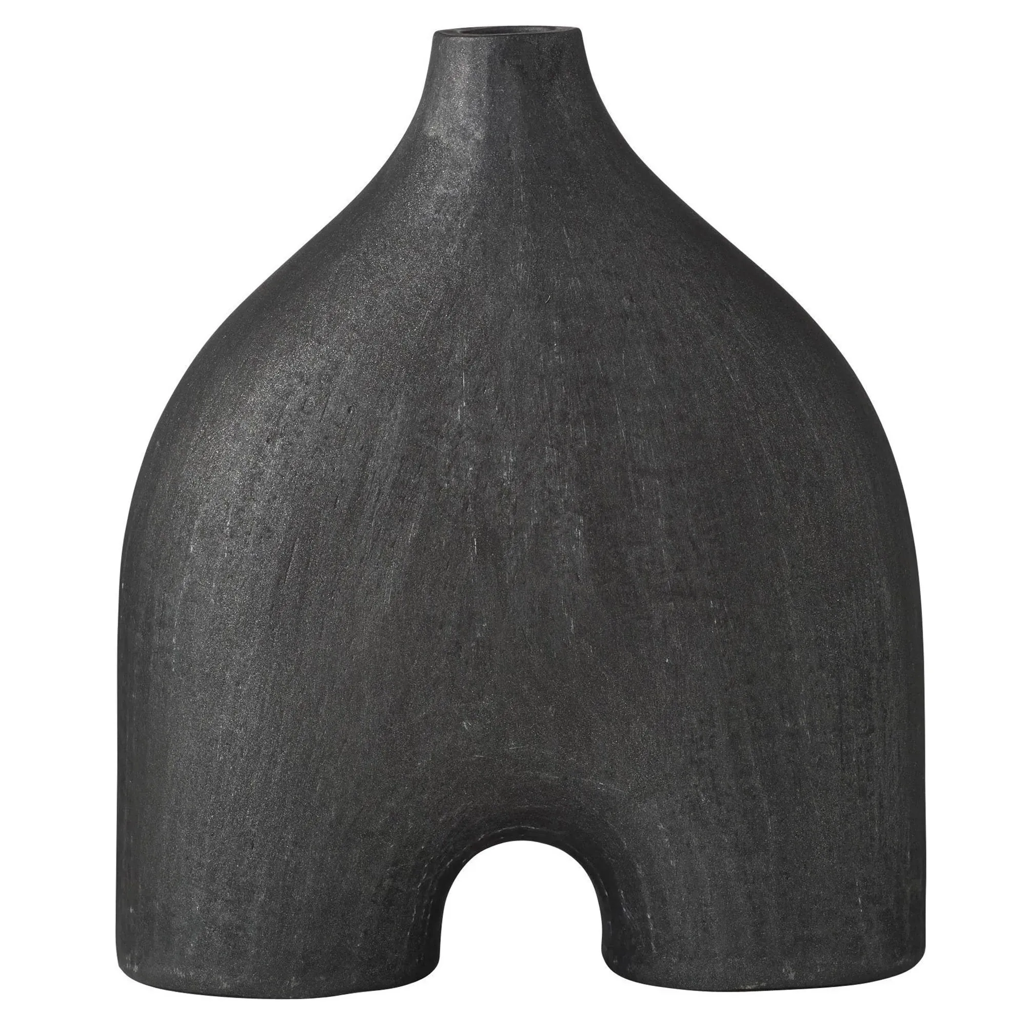 Jeffrey Terracotta Sculpture - Matte Charcoal image