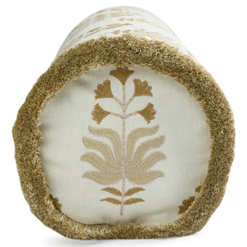 Jemma Bolster Pillow - Flax, Cotton