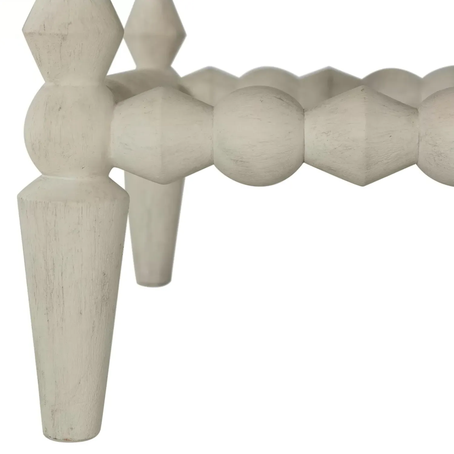 Jennifer Bobbin Bedroom Bench - Cream, Mahogany