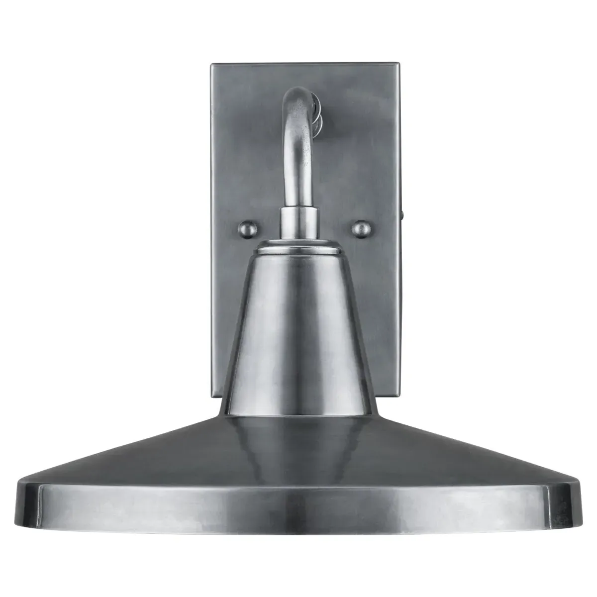 Jensen Outdoor Armed Wall Sconce - Antique Silver