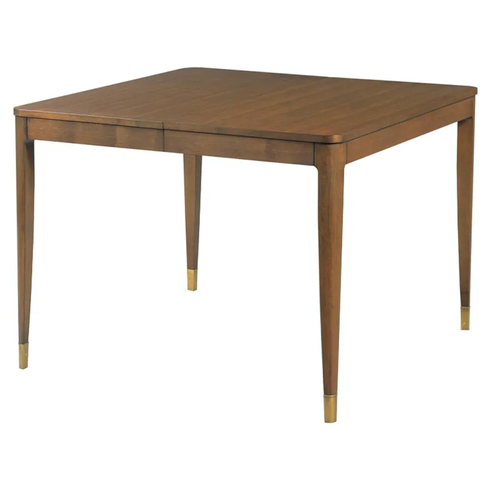 Jensen Rectangular Extendable Dining Table - Brown, Walnut