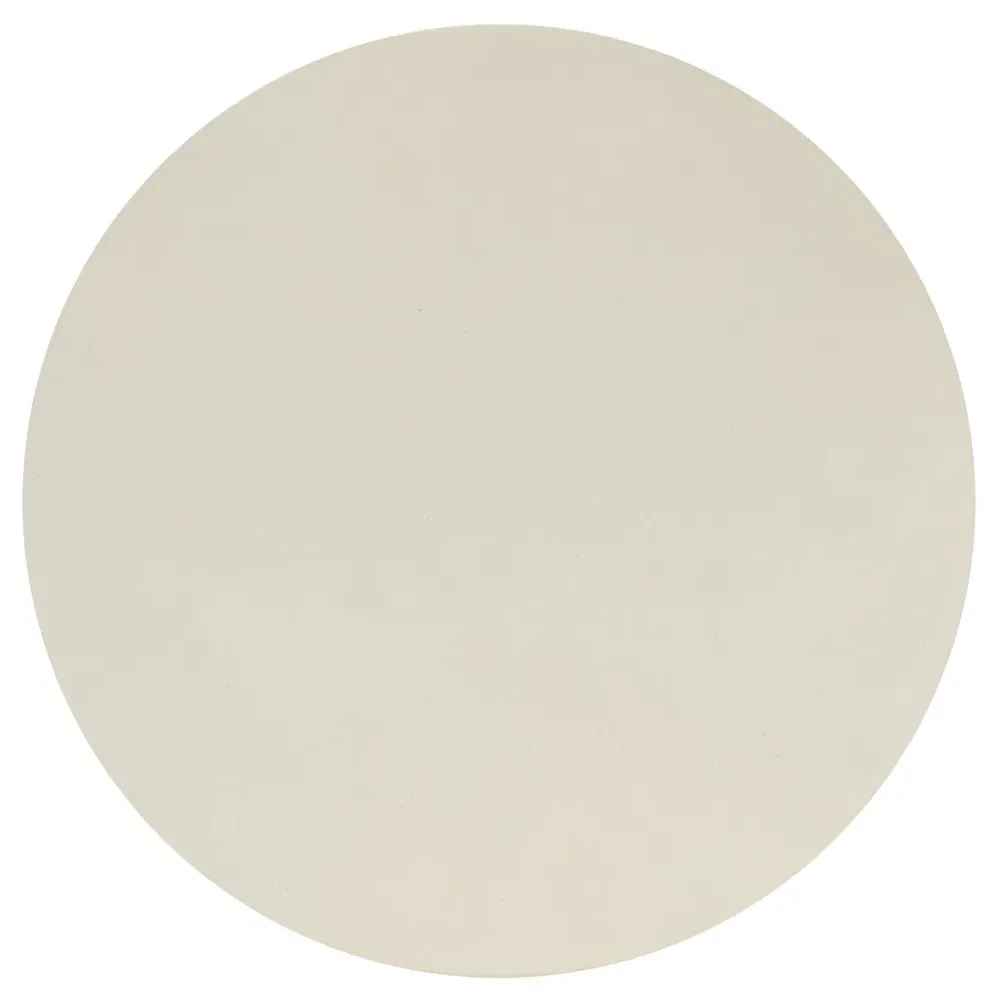 Jeremy Round Drum Coffee Table - White, Concrete