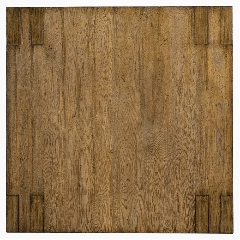 Jeremy Square Coffee Table - Brown, Wood