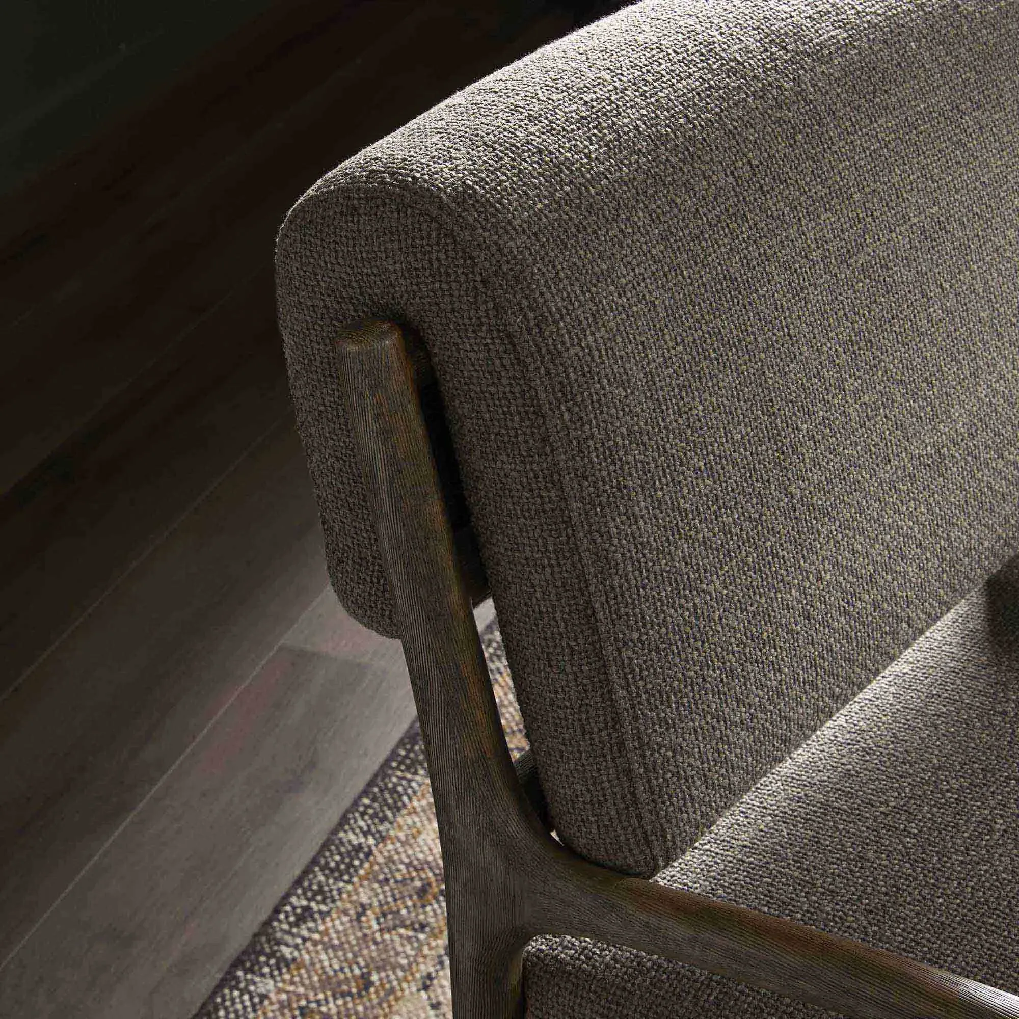 Jerry Rustic Lodge Office Chair - Brown, Aluminum