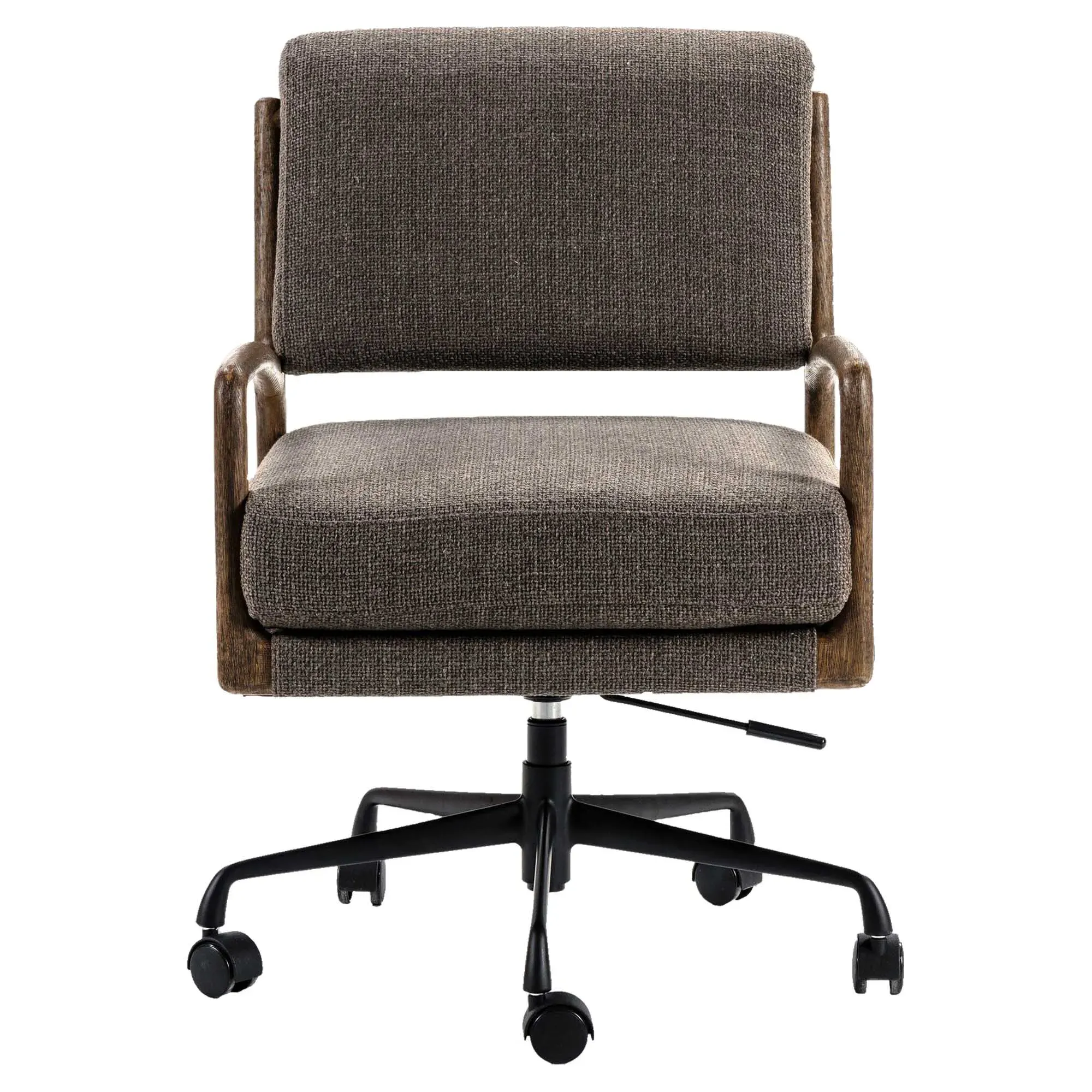 Jerry Rustic Lodge Office Chair - Brown, Aluminum image