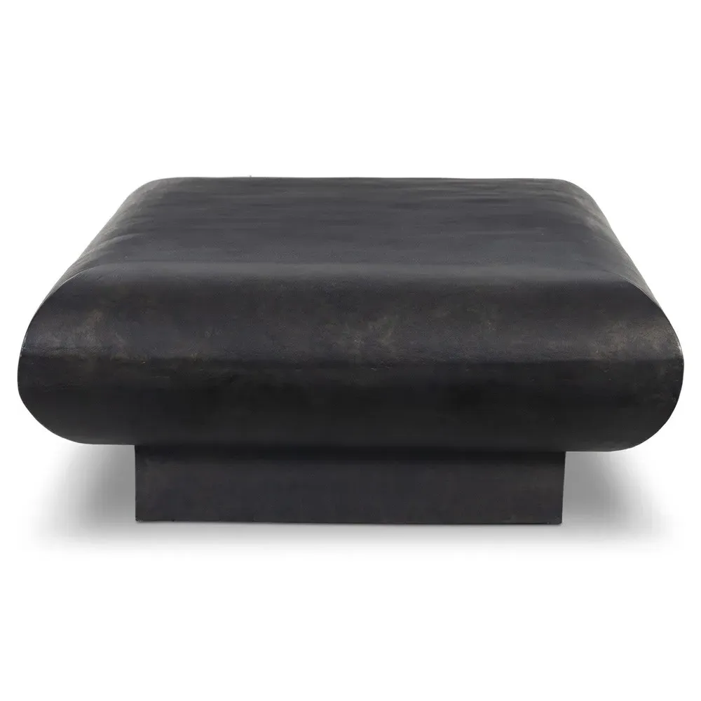 Jescha Rectangular Outdoor Coffee Table - Bronze, Aluminum