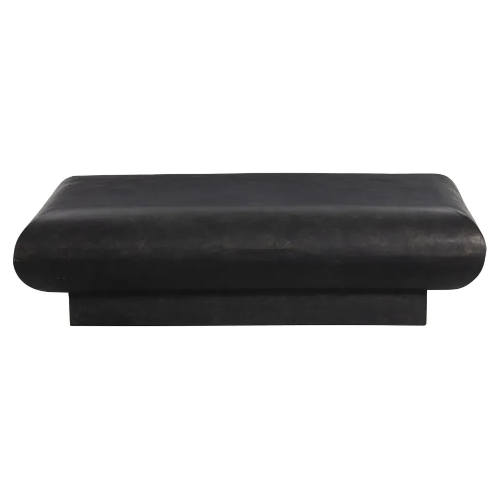 Jescha Rectangular Outdoor Coffee Table - Bronze, Aluminum