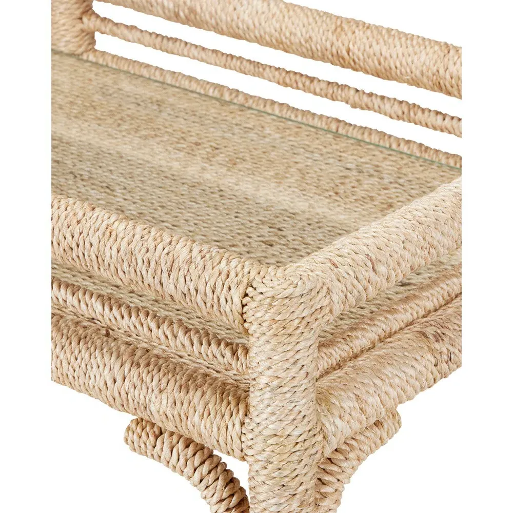 Jesse Bar Cart - Brown, Abaca