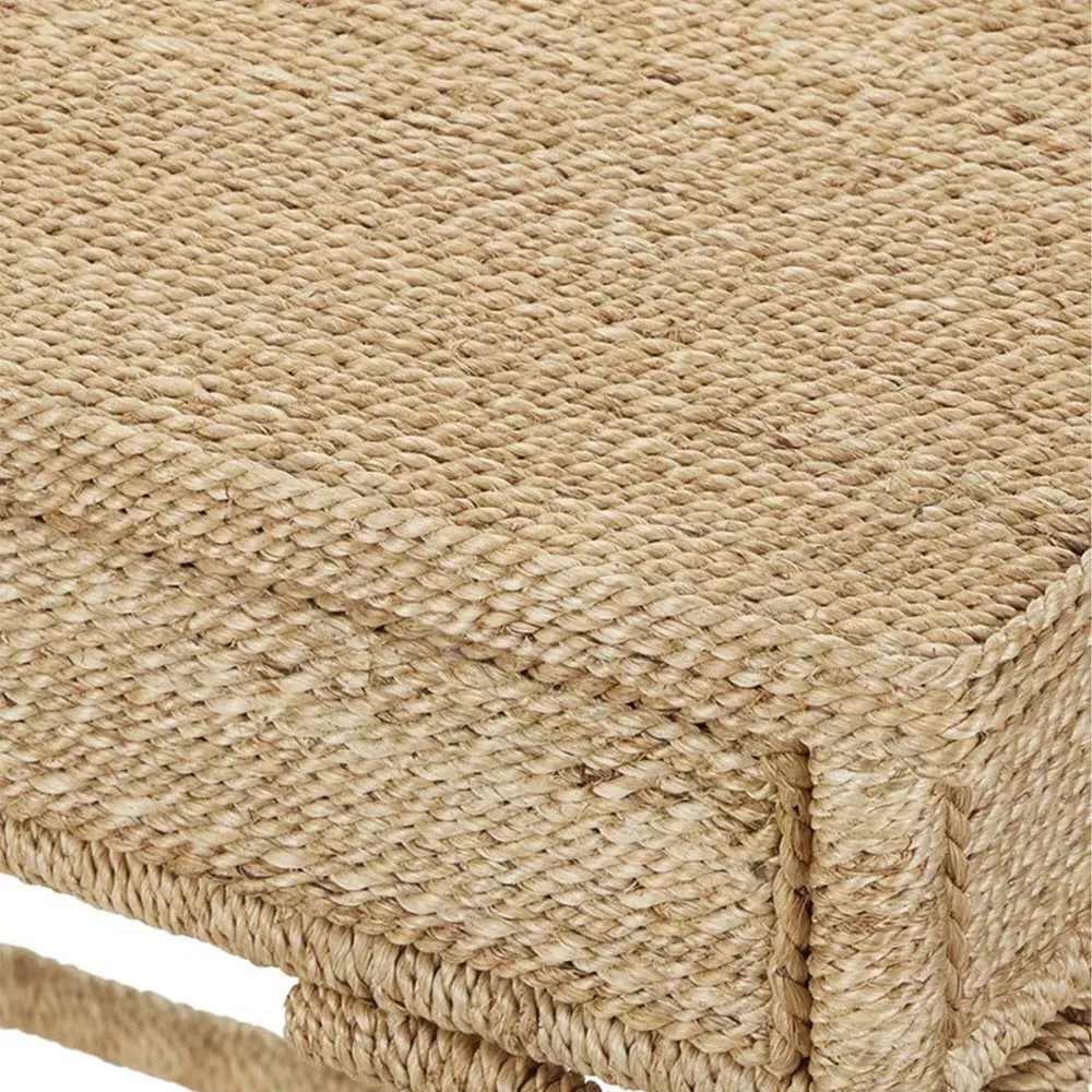 Jesse Coastal Beach Desk - Natural, Abaca Rope
