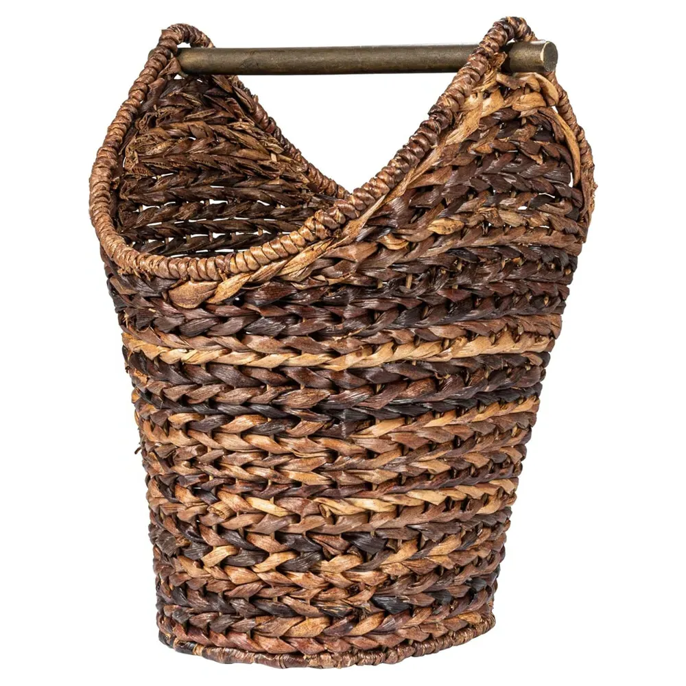 Jessie Braided Floor Basket - Brown, Bankuan