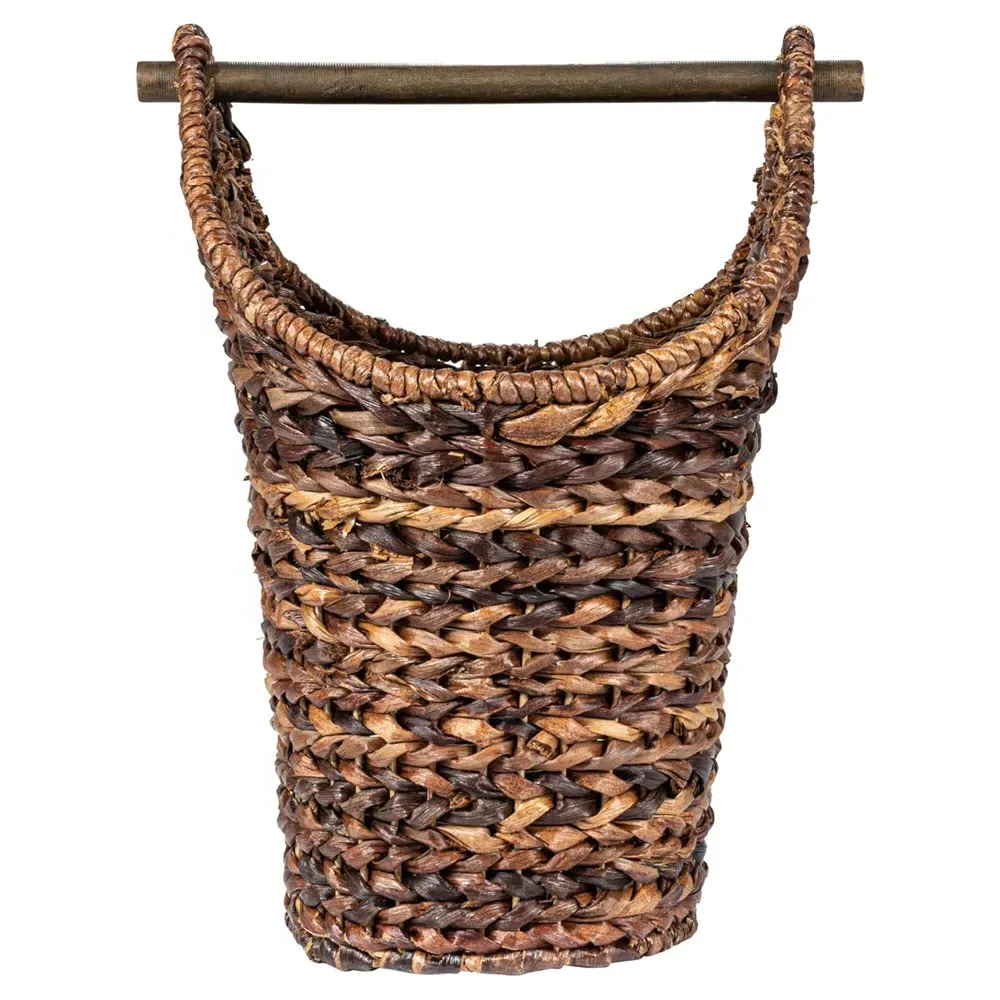 Jessie Braided Floor Basket - Brown, Bankuan image