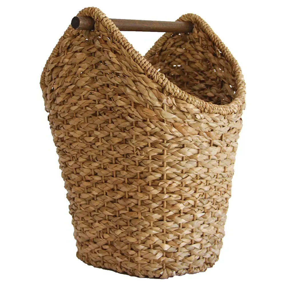 Jessie Braided Floor Basket - Natural, Bankuan