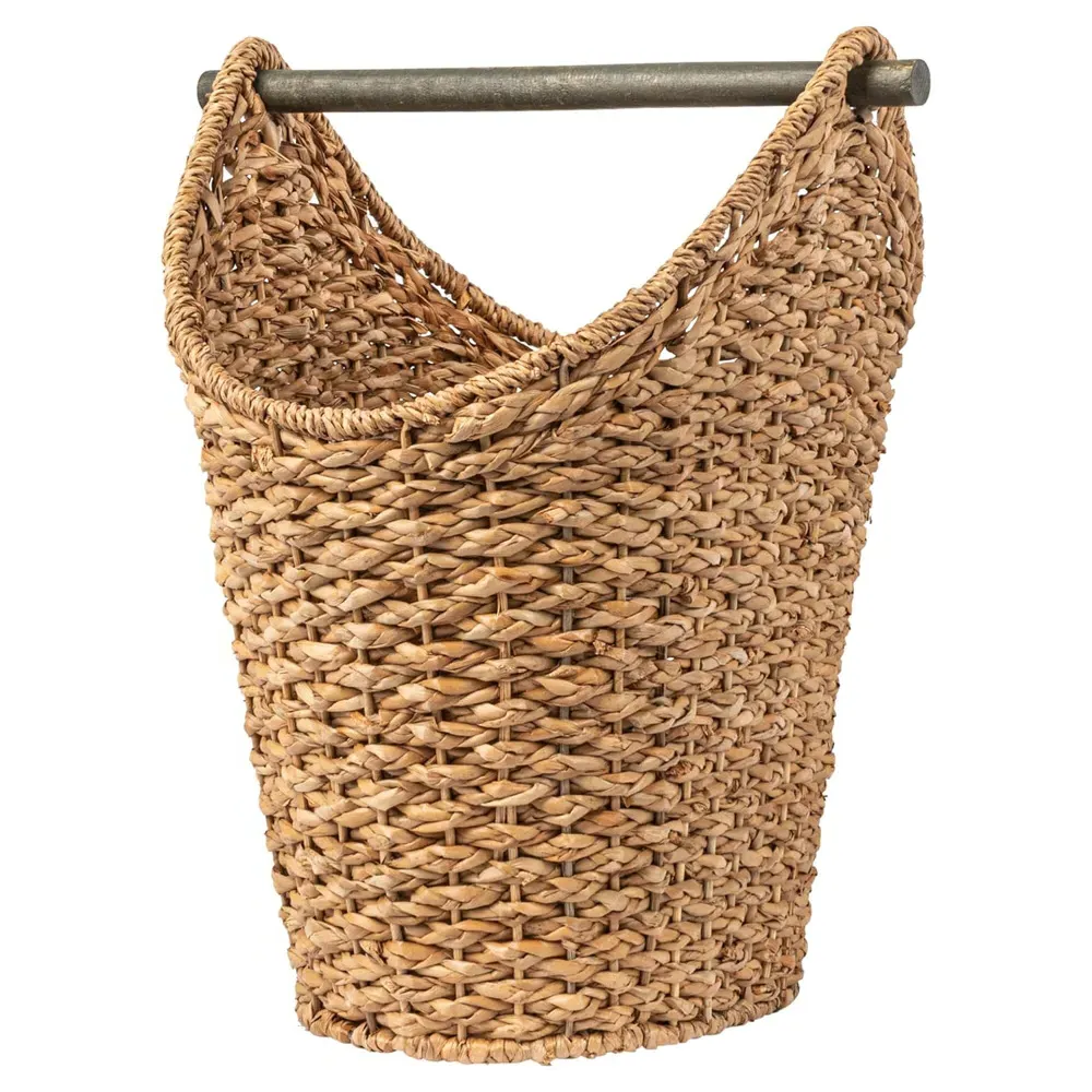 Jessie Braided Floor Basket - Natural, Bankuan