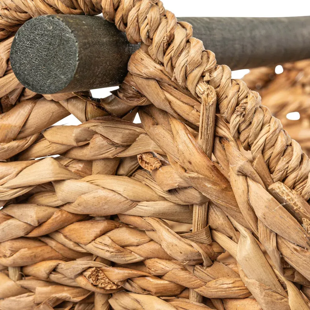 Jessie Braided Floor Basket - Natural, Bankuan