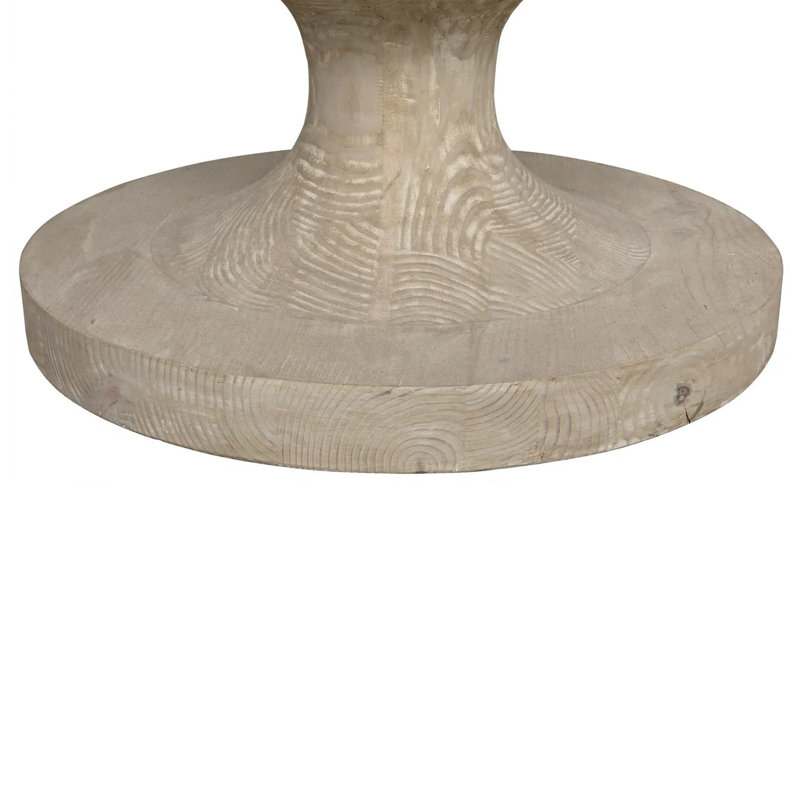 Jeva Round Dining Table - Grey, Reclaimed Wood