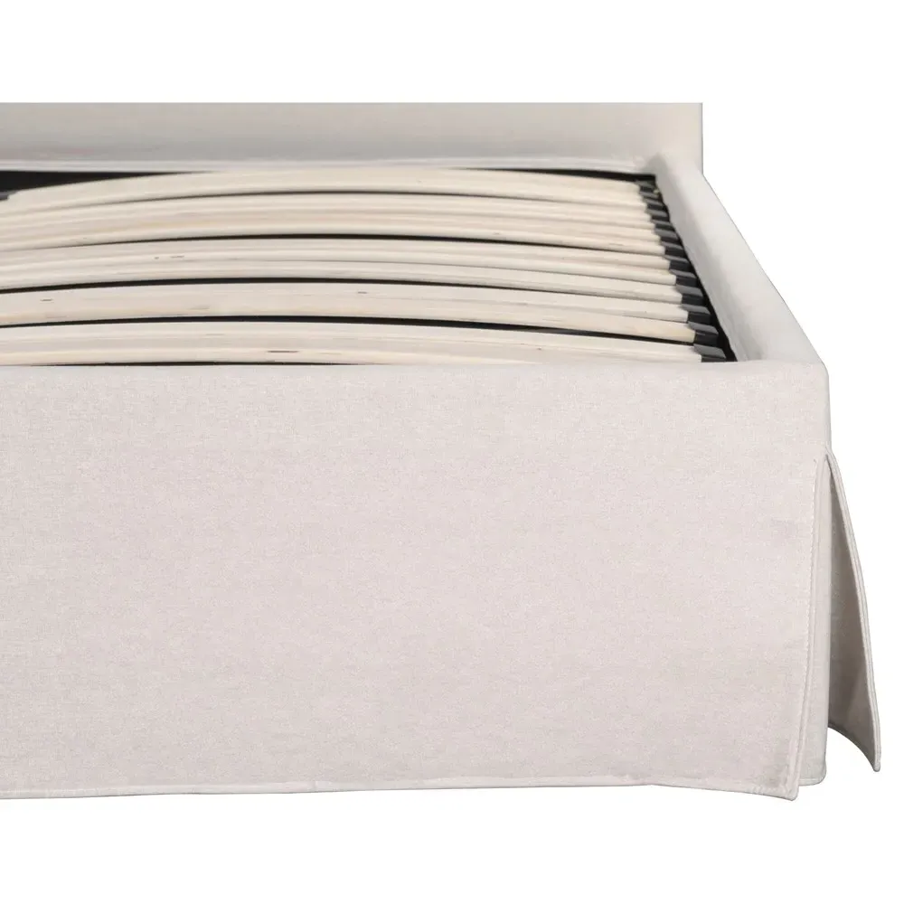 Jezreel King Size Storage Bed - Cream