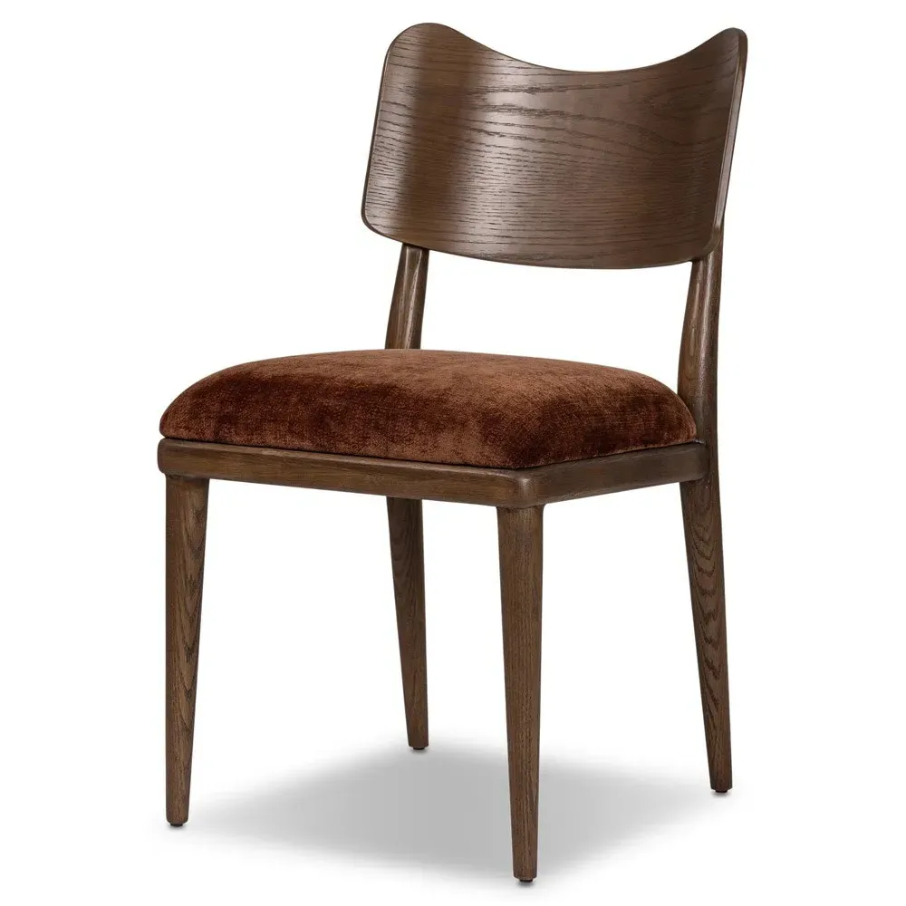 Jill Dining Chair - Brown, Oak
