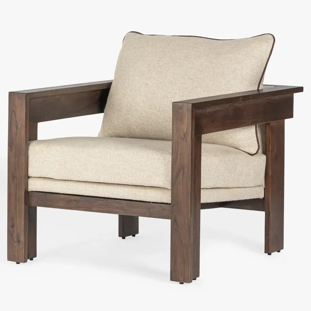Jill Occasional Chair - Brown, Acacia Wood