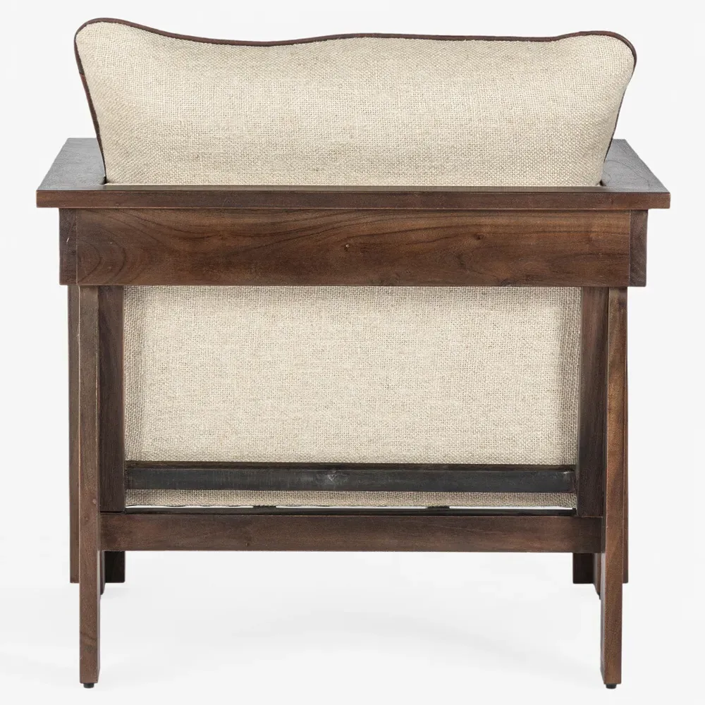 Jill Occasional Chair - Brown, Acacia Wood