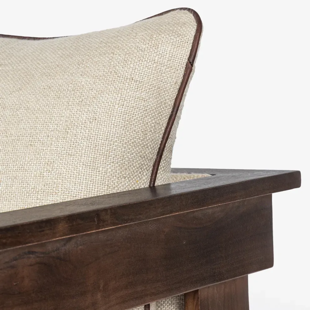 Jill Occasional Chair - Brown, Acacia Wood