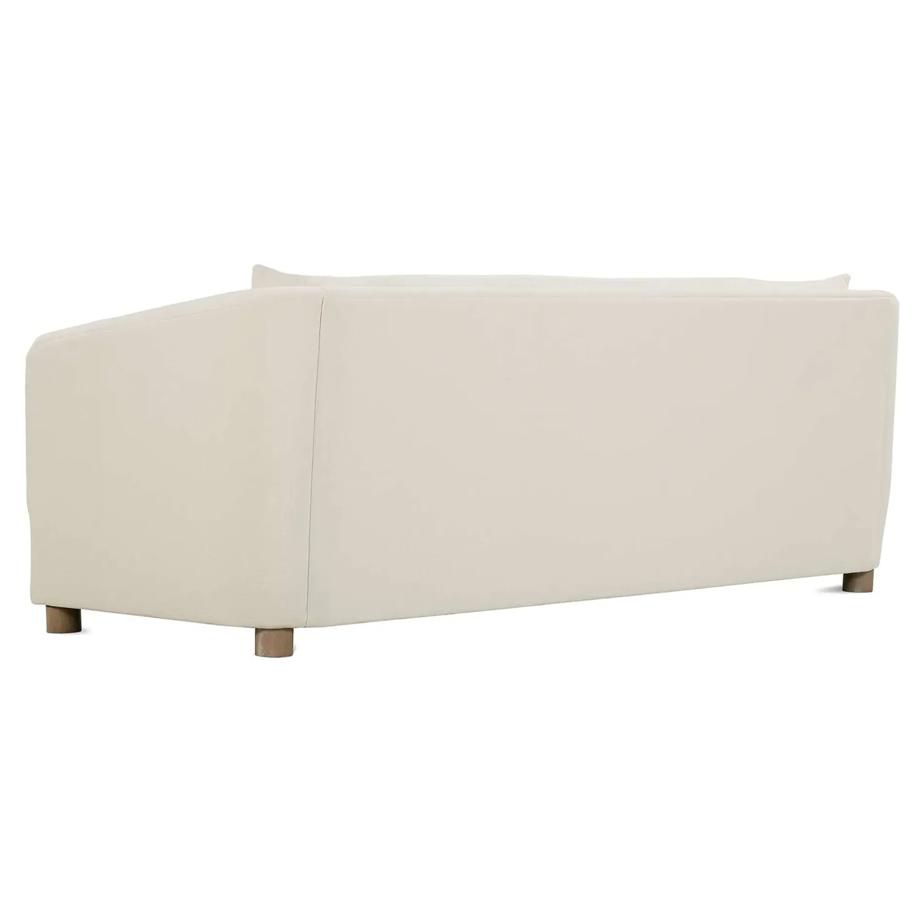 Jim 3-Seater Sofa - White, Wood