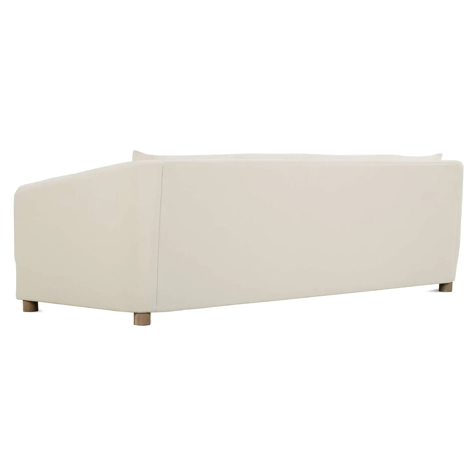 Jim 4-Seater Sofa - White, Wood