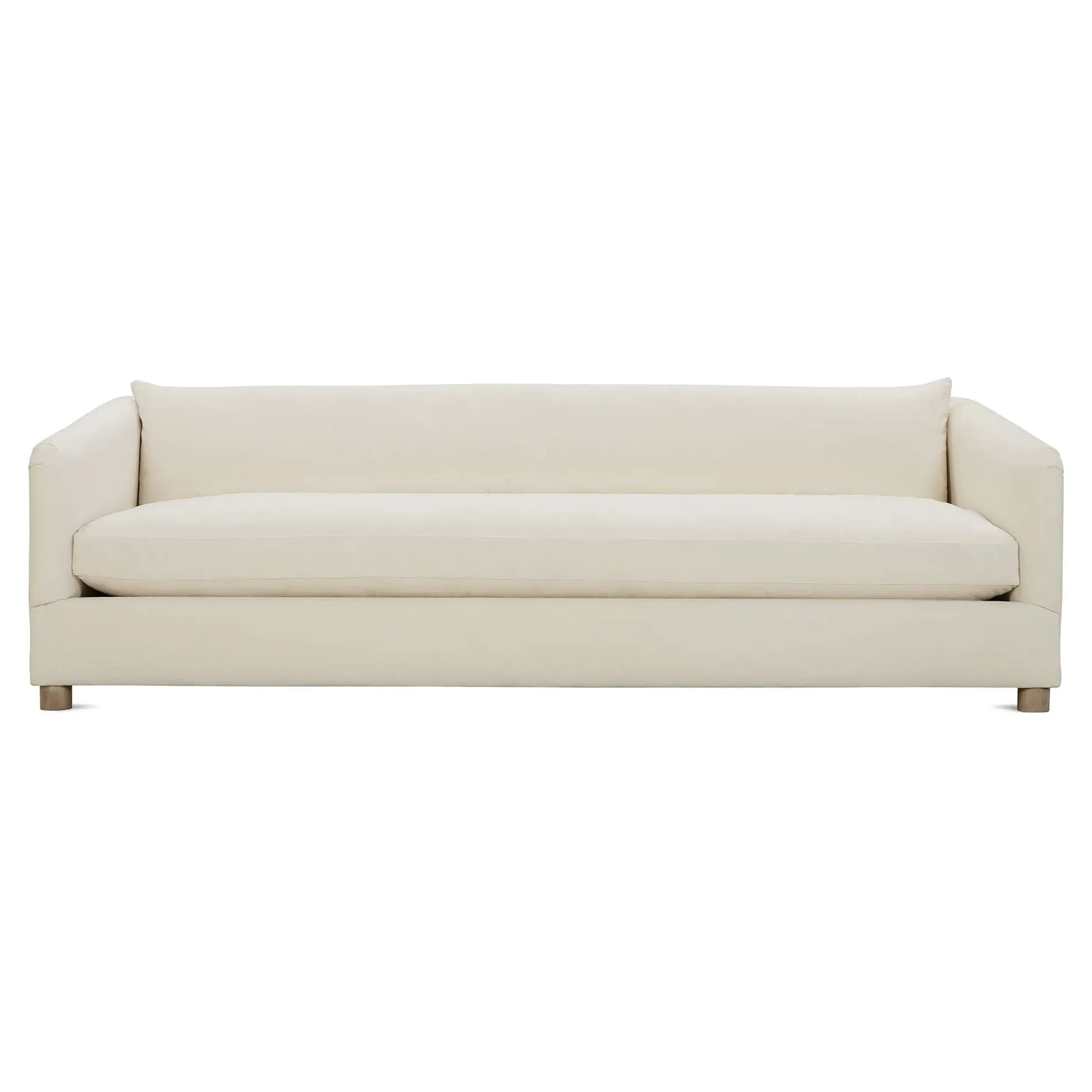Jim Large Sofa - White, Wood
