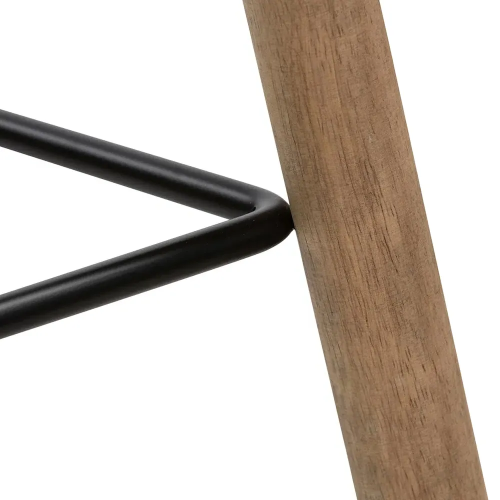 Jimmy Bar Stool - Natural Matte, Solid Wood