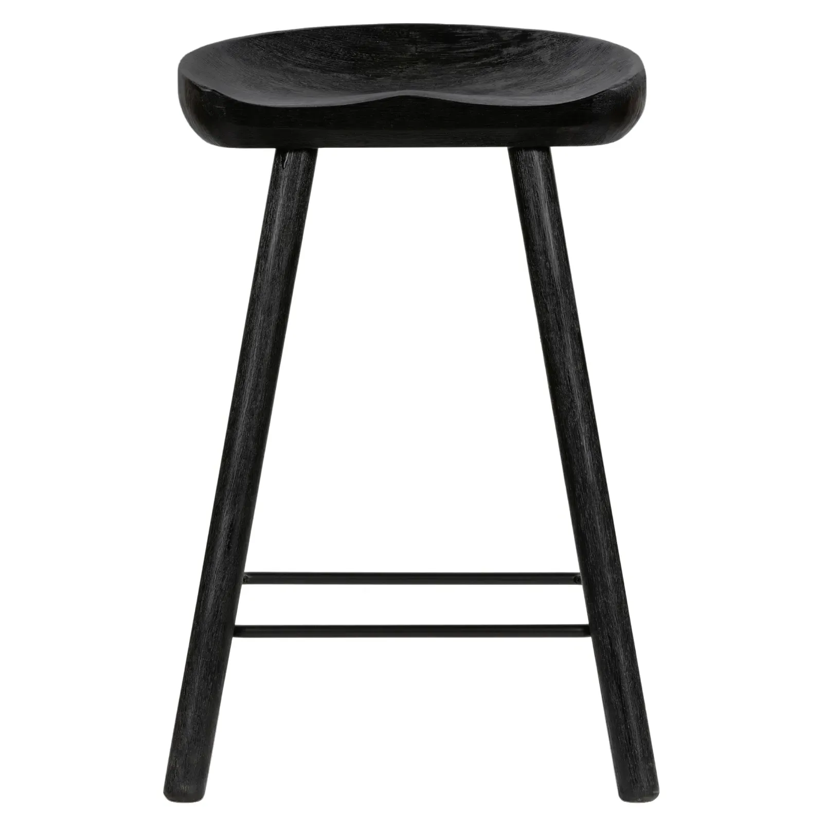Jimmy Counter Stool - Matte Black, Parawood image