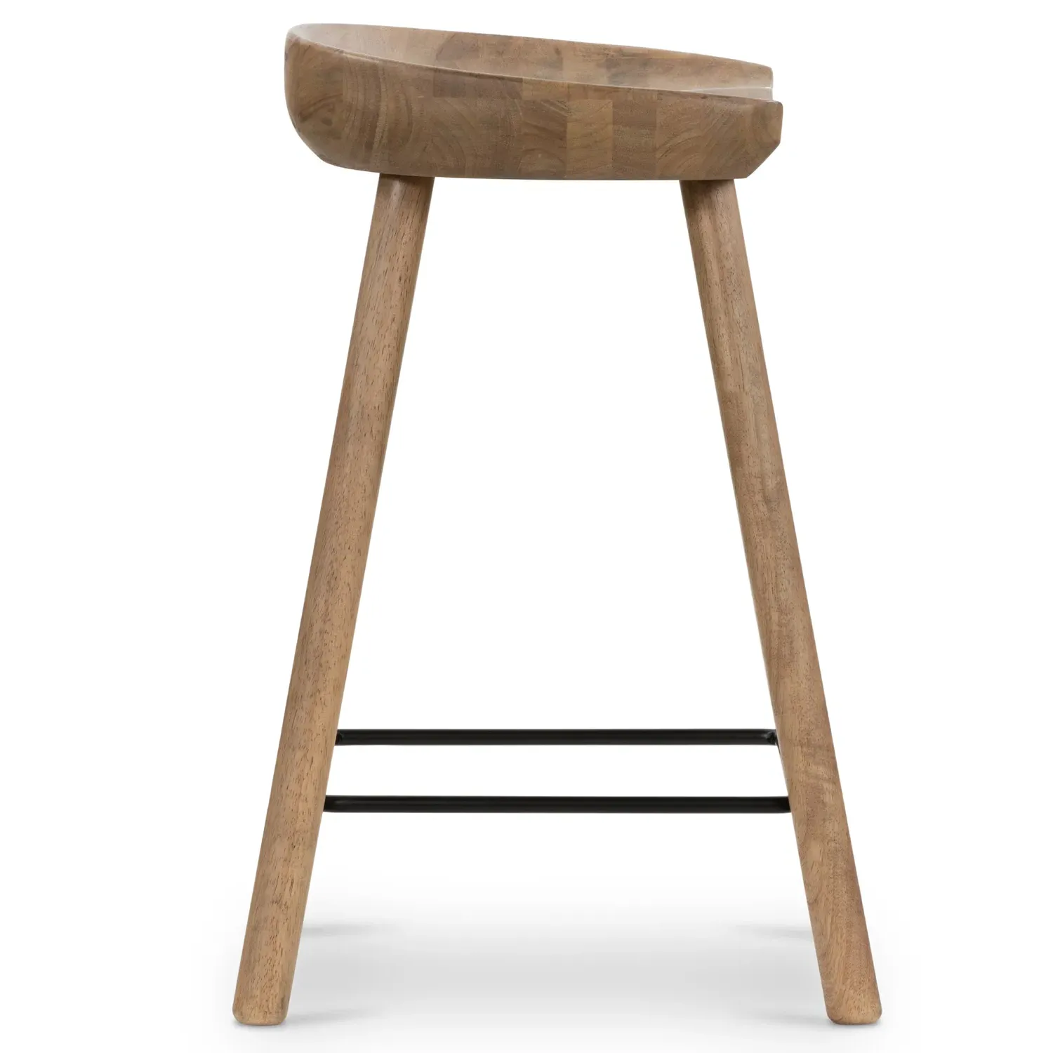 Jimmy Counter Stool - Natural Matte, Parawood