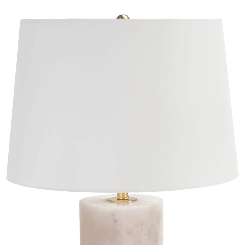 Joan Stone Base Table Lamp - White