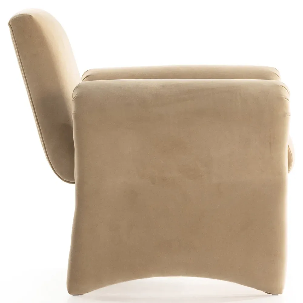 Joaquin Arm Chair - Beige, Poplar