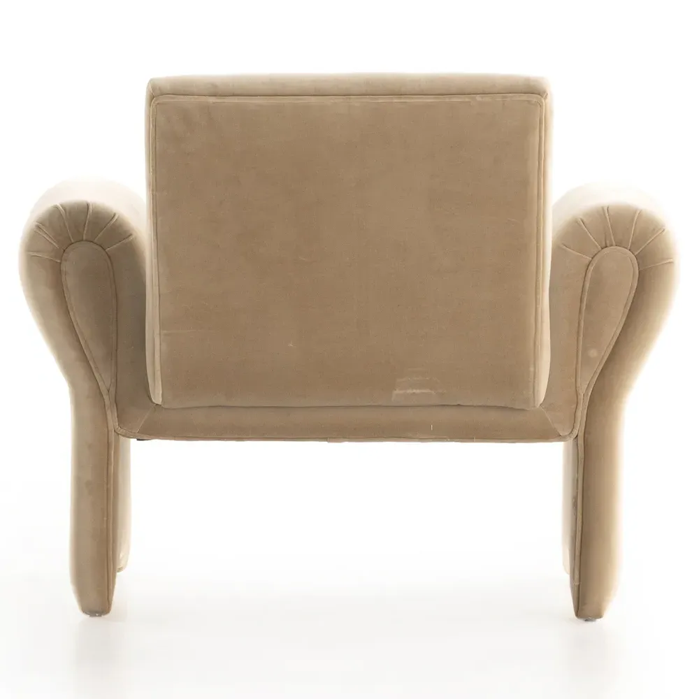 Joaquin Arm Chair - Beige, Poplar