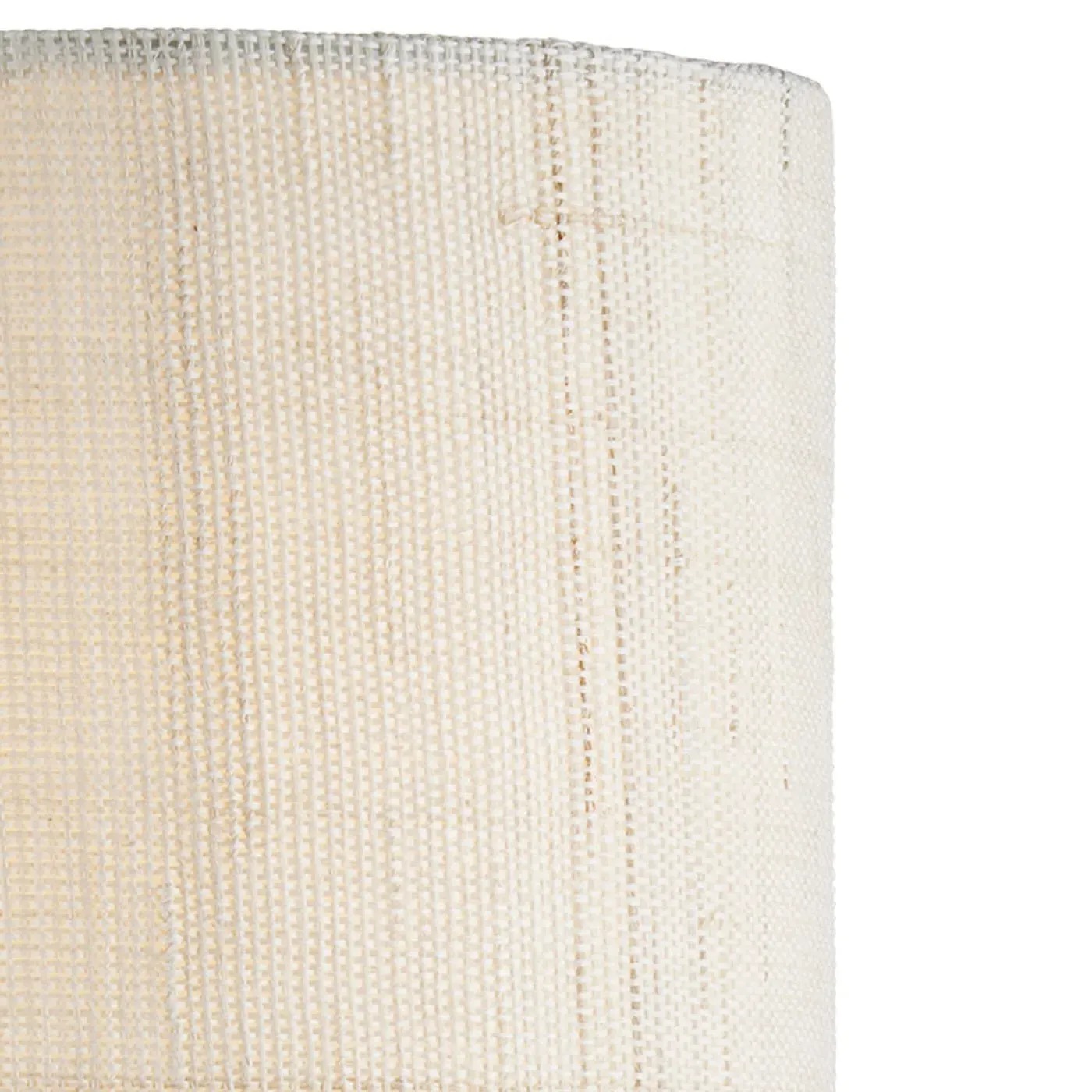 Jodie Drum Chandelier Shade - Cream, Grasscloth