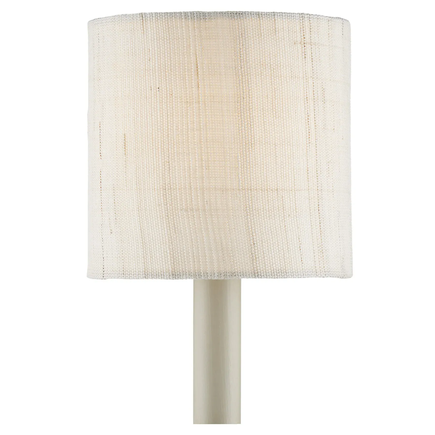 Jodie Drum Chandelier Shade - Cream, Grasscloth image