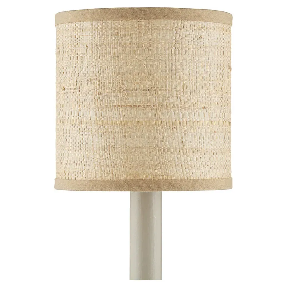 Jodie Drum Chandelier Shade - Natural, Grasscloth