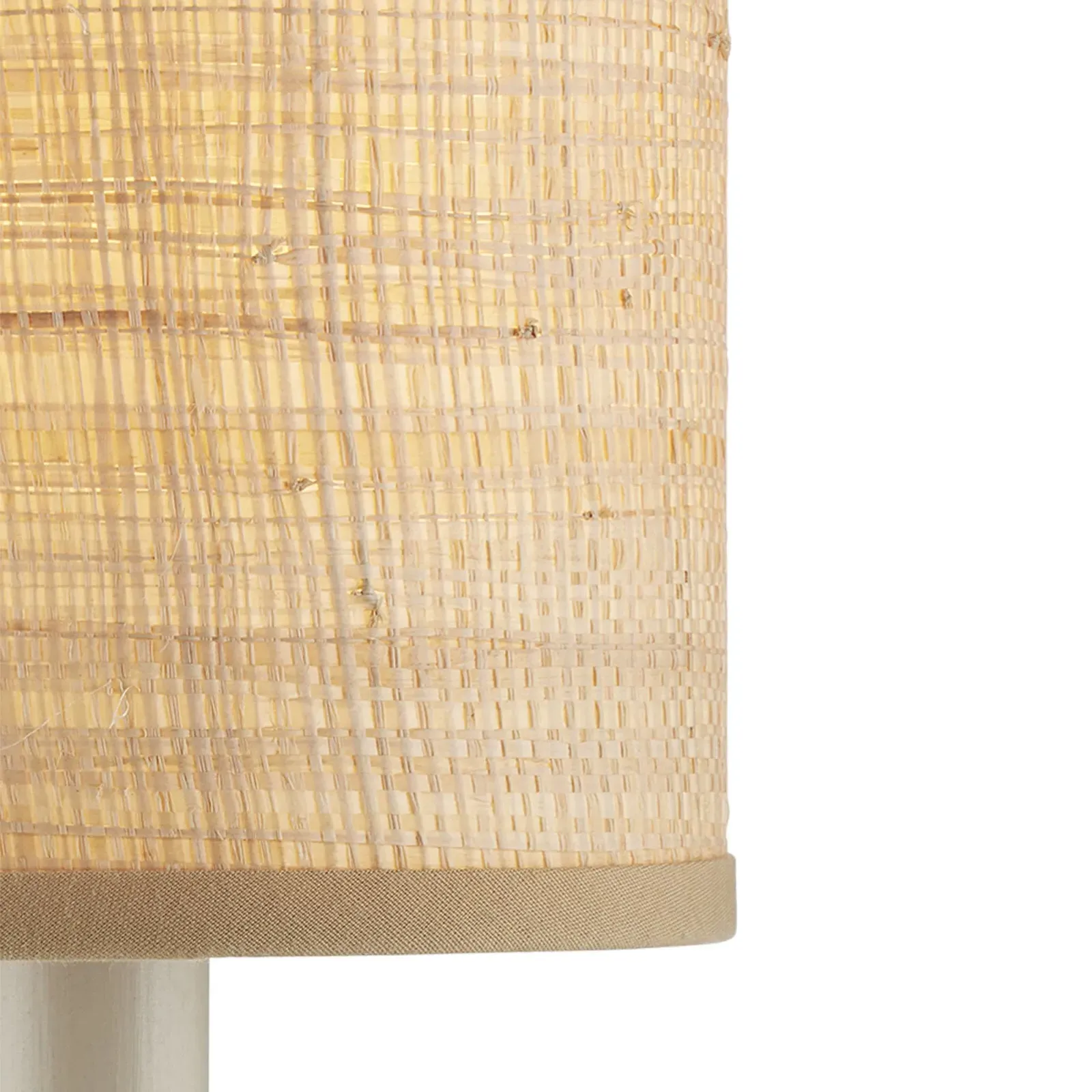 Jodie Drum Chandelier Shade - Natural, Grasscloth