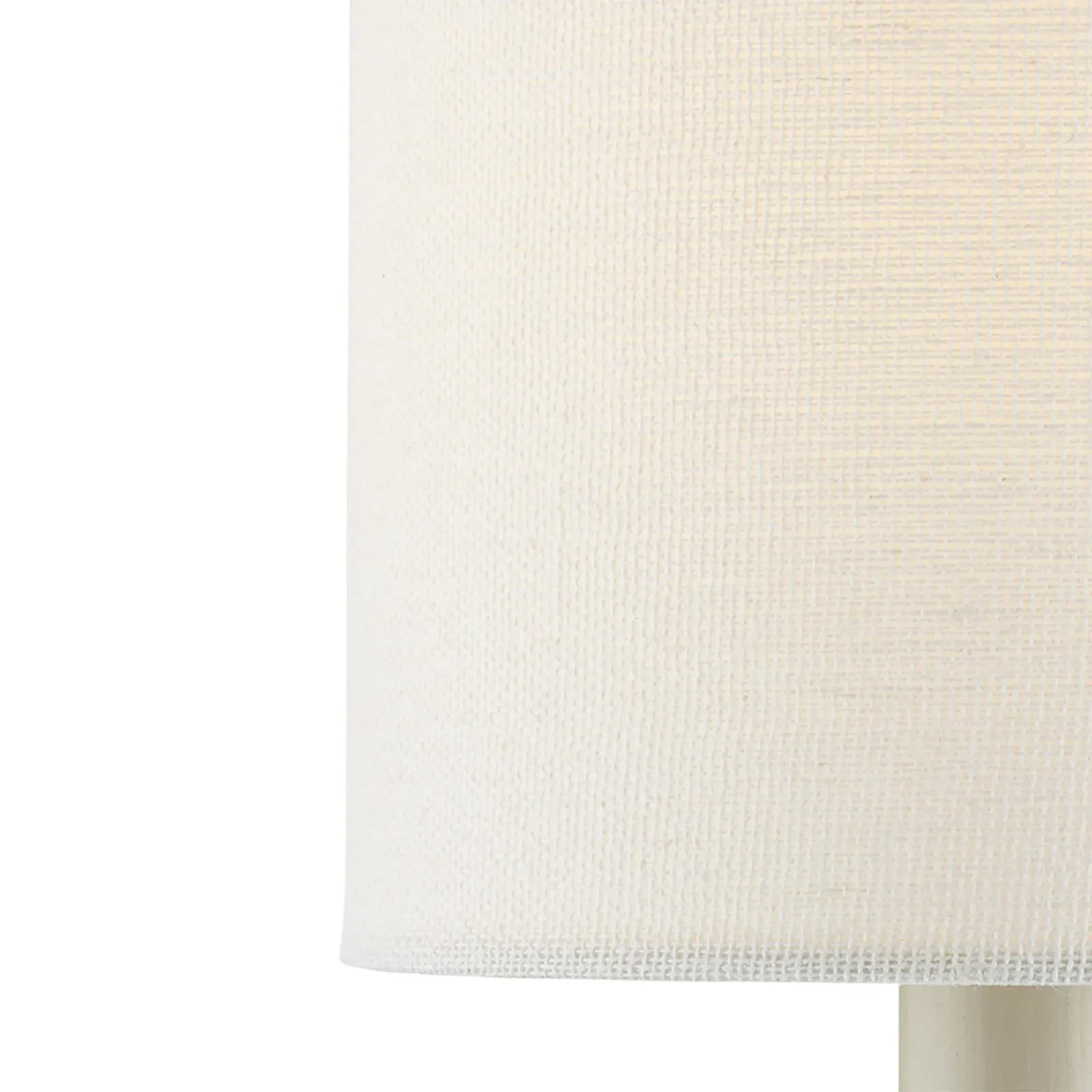 Jodie Drum Chandelier Shade - Off White, Grasscloth