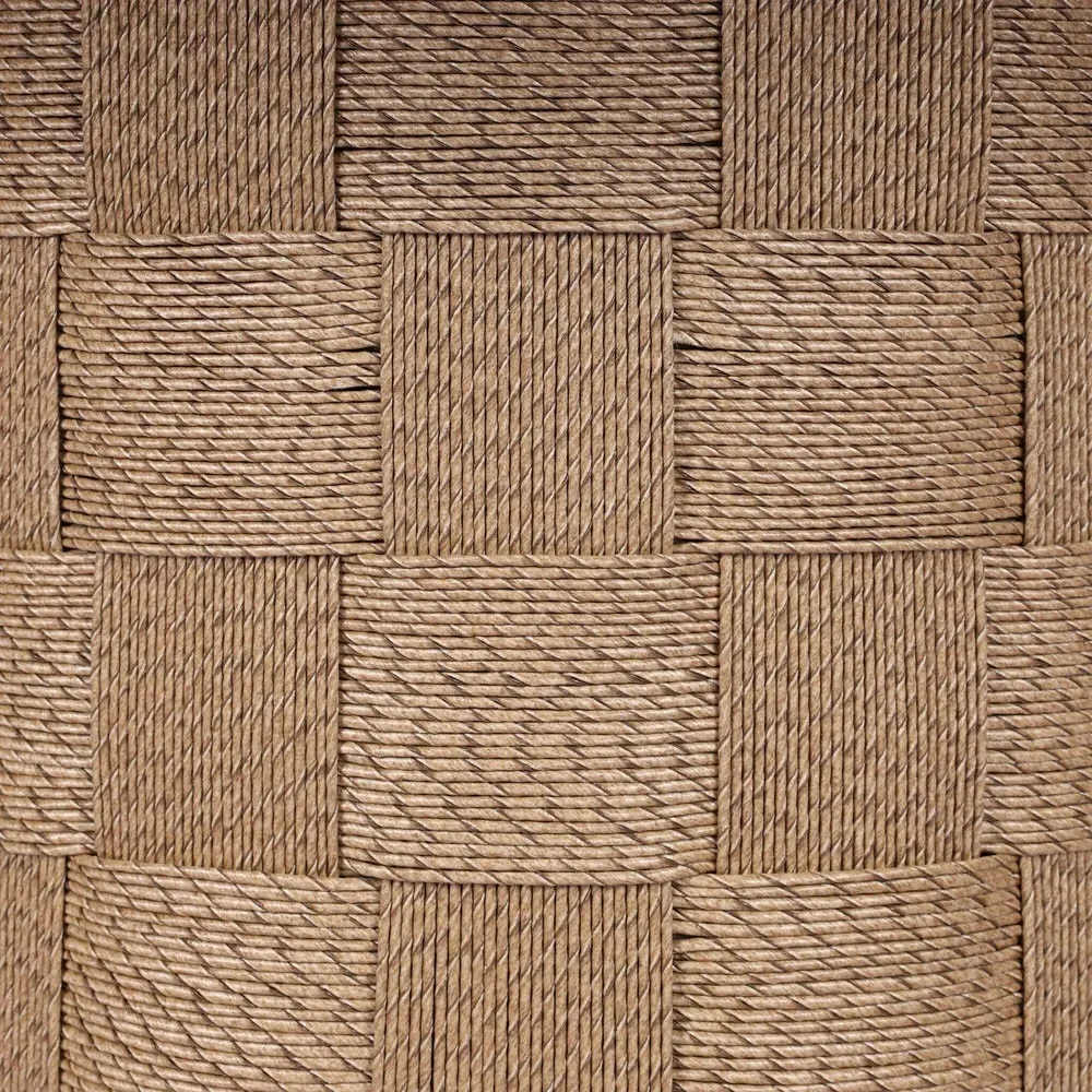 Joel Round Outdoor Dining Table - Brown, Teak