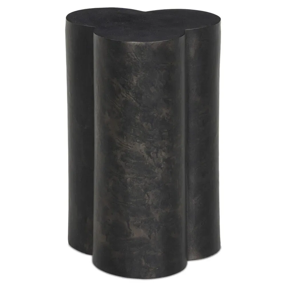 Johan Outdoor End Table - Bronze, Aluminum