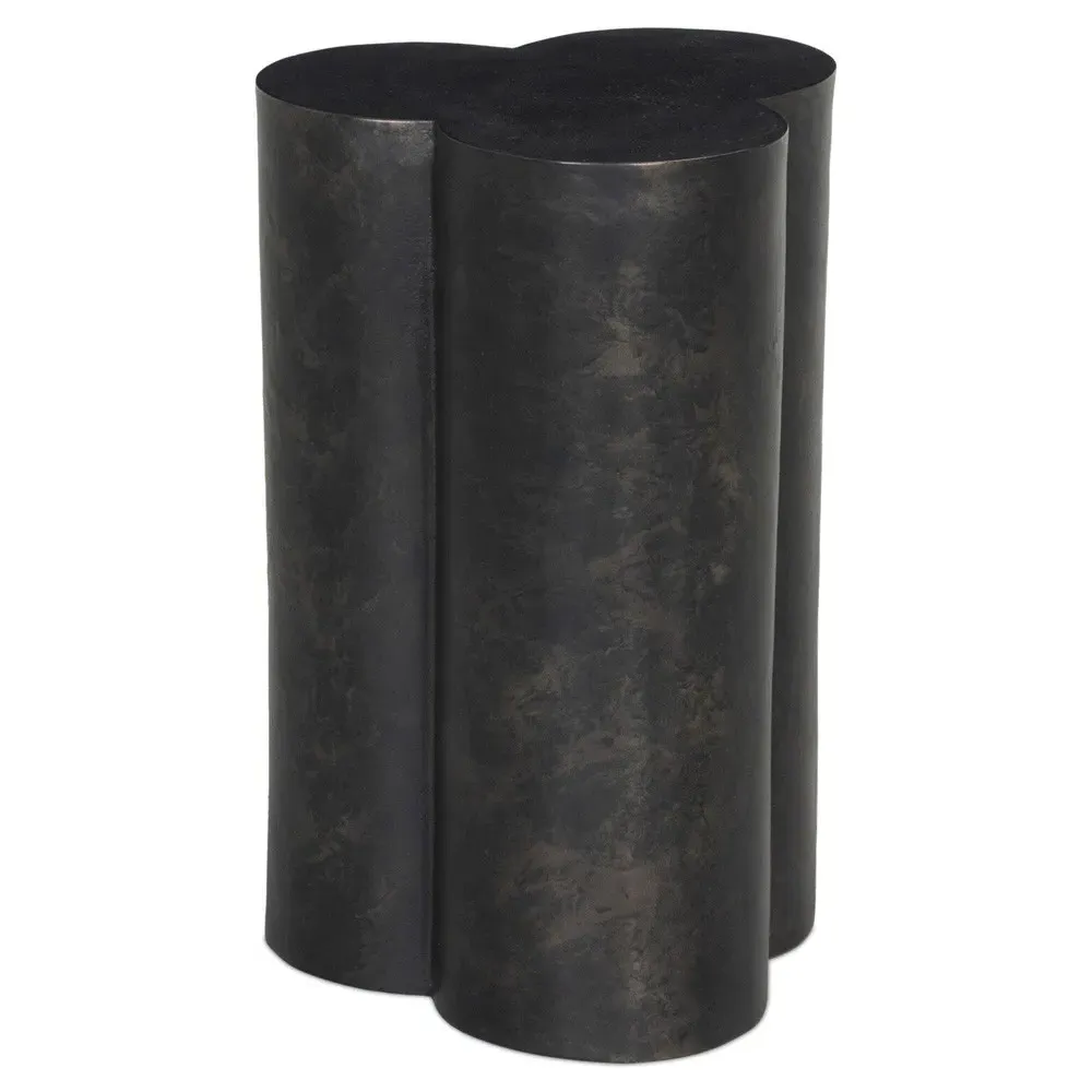 Johan Outdoor End Table - Bronze, Aluminum